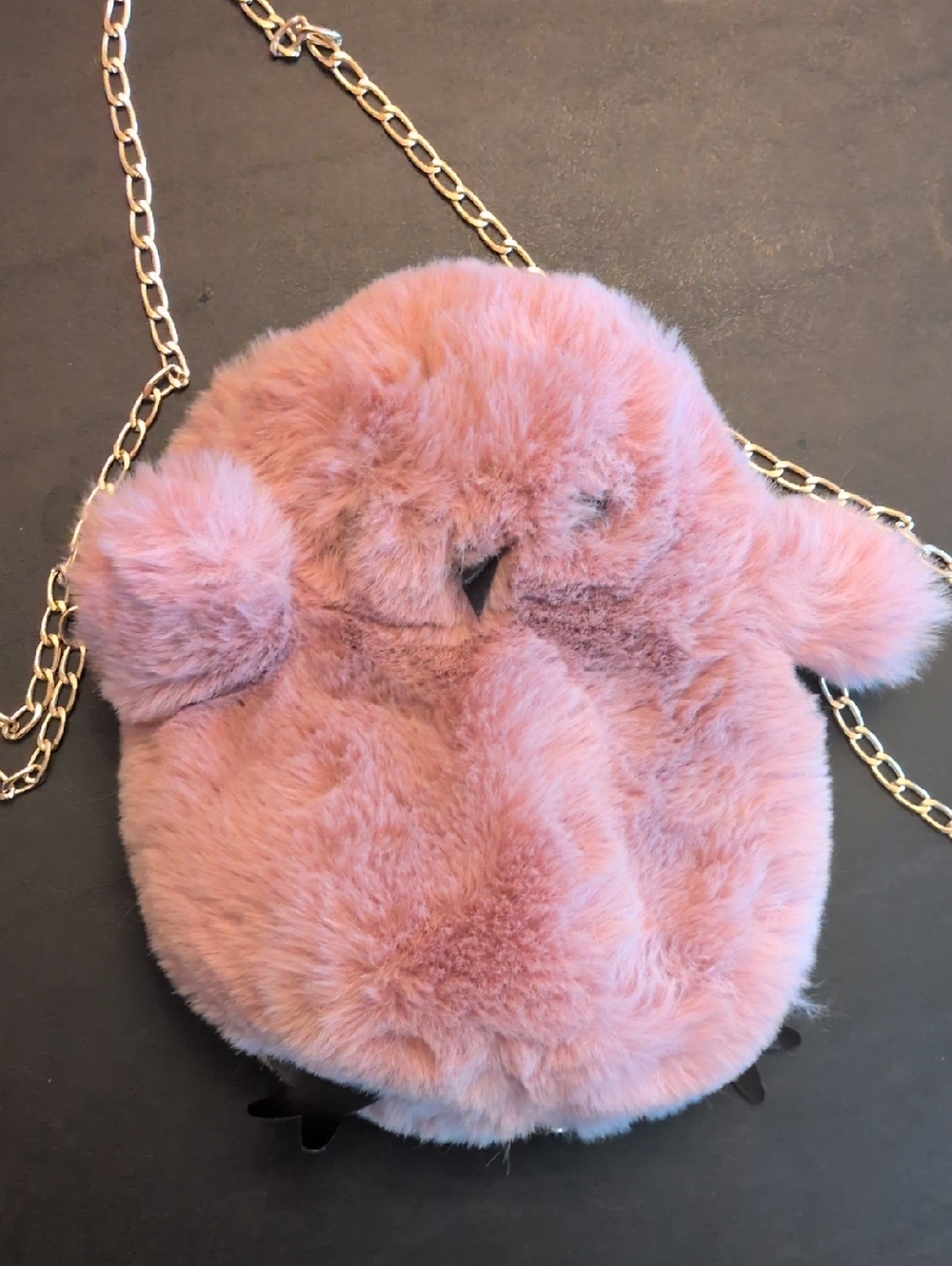 Furry Baby Chick Crossbody Bag